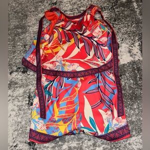 flying tomato tie back romper